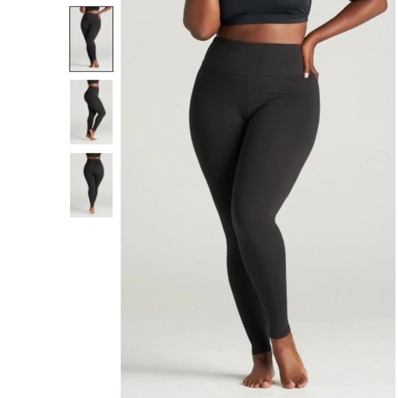 NEW (3-PACK) SuperSoft High Waist Essential Leggings - Black - Small/Medium - Picture 1 of 4